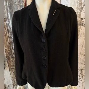 Lurdes Bergada lovely cropped wool jacket with pin. Excellent condition!